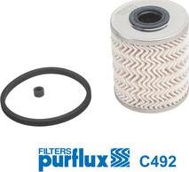 Purflux C492 - Degvielas filtrs autodraugiem.lv