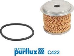 Purflux C422 - Degvielas filtrs autodraugiem.lv