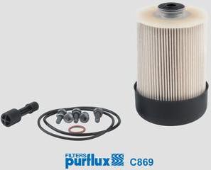 Purflux C869 - Degvielas filtrs autodraugiem.lv