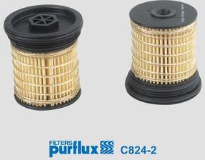 Purflux C824-2 - Degvielas filtrs autodraugiem.lv