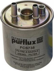 Purflux FCS738 - Degvielas filtrs autodraugiem.lv