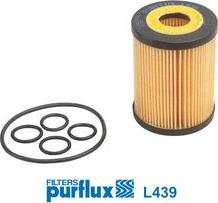 Purflux L439 - Eļļas filtrs autodraugiem.lv