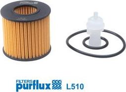 Purflux L510 - Eļļas filtrs autodraugiem.lv