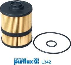 Purflux L342 - Eļļas filtrs autodraugiem.lv