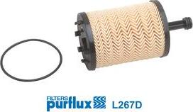 Purflux L267D - Eļļas filtrs autodraugiem.lv
