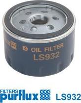 Purflux LS932 - Eļļas filtrs autodraugiem.lv