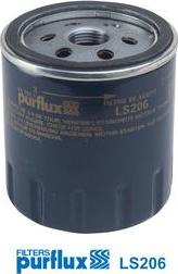 Purflux LS206 - Eļļas filtrs autodraugiem.lv
