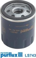 Purflux LS743 - Eļļas filtrs autodraugiem.lv