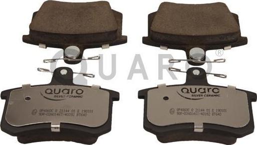 QUARO QP4860C - Bremžu uzliku kompl., Disku bremzes autodraugiem.lv