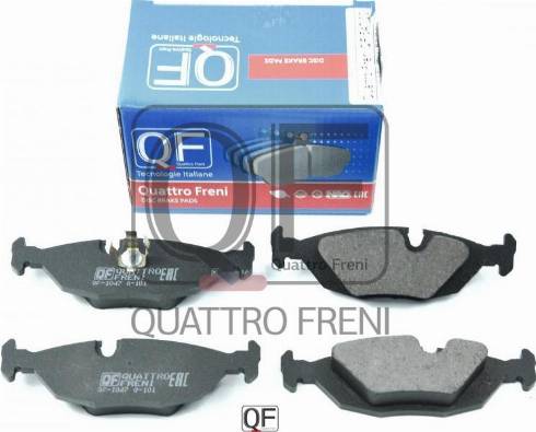 Quattro Freni QF54700 - Bremžu uzliku kompl., Disku bremzes autodraugiem.lv