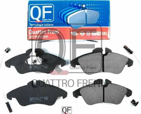 Quattro Freni QF500121 - Bremžu uzliku kompl., Disku bremzes autodraugiem.lv