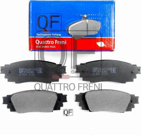 Quattro Freni QF503900 - Bremžu uzliku kompl., Disku bremzes autodraugiem.lv