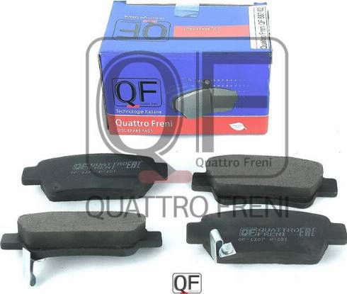 Quattro Freni QF68702 - Bremžu uzliku kompl., Disku bremzes autodraugiem.lv