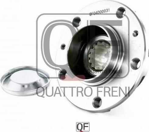 Quattro Freni QF04D00031 - Riteņa rumbas gultņa komplekts autodraugiem.lv