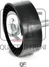 Quattro Freni QF00100109 - Spriegotājrullītis, Gāzu sadales mehānisma piedziņas siksna autodraugiem.lv