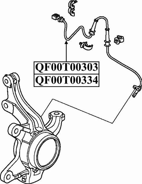 Quattro Freni QF00T00303 - Devējs, Riteņu griešanās ātrums autodraugiem.lv