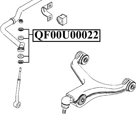 Quattro Freni QF00U00022 - Bukse, Stabilizators autodraugiem.lv