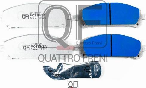 Quattro Freni QF84700P - Bremžu uzliku kompl., Disku bremzes autodraugiem.lv