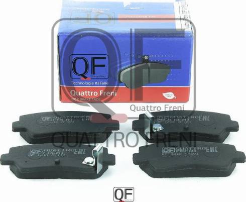 Quattro Freni QF81802 - Bremžu uzliku kompl., Disku bremzes autodraugiem.lv