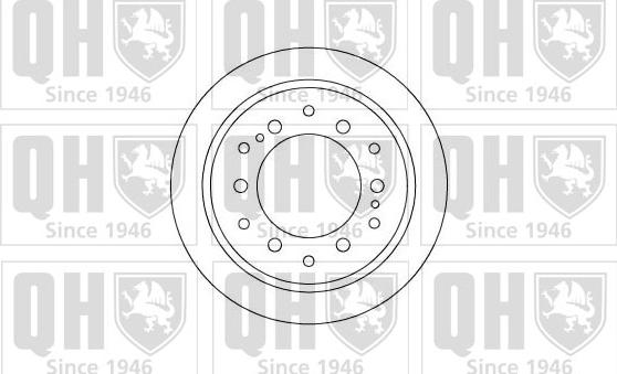 Quinton Hazell BDC4948 - Bremžu diski autodraugiem.lv
