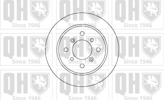 Quinton Hazell BDC4953 - Bremžu diski autodraugiem.lv