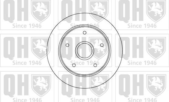 Quinton Hazell BDC4590 - Bremžu diski autodraugiem.lv