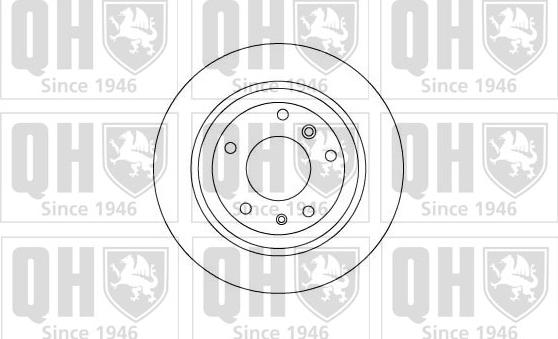 Quinton Hazell BDC4551 - Bremžu diski autodraugiem.lv