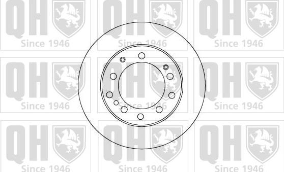 Quinton Hazell BDC4516 - Bremžu diski autodraugiem.lv