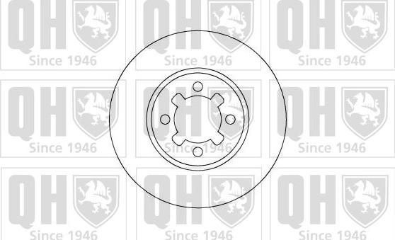 Quinton Hazell BDC4643 - Bremžu diski autodraugiem.lv