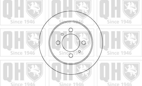 Quinton Hazell BDC4893 - Bremžu diski autodraugiem.lv