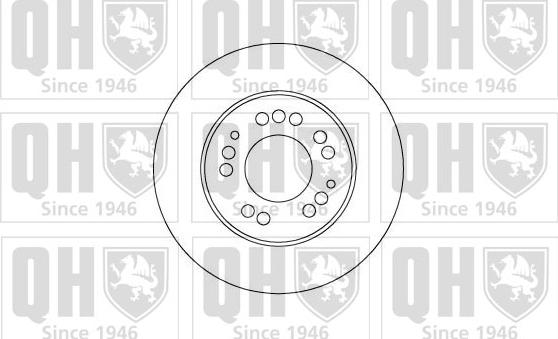 Quinton Hazell BDC4884 - Bremžu diski autodraugiem.lv