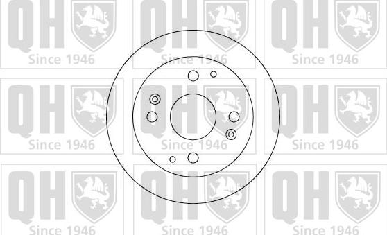 Quinton Hazell BDC4820 - Bremžu diski autodraugiem.lv