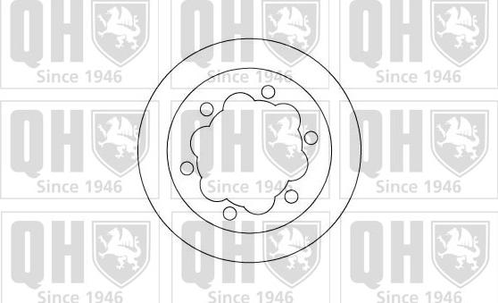 Quinton Hazell BDC5005 - Bremžu diski autodraugiem.lv
