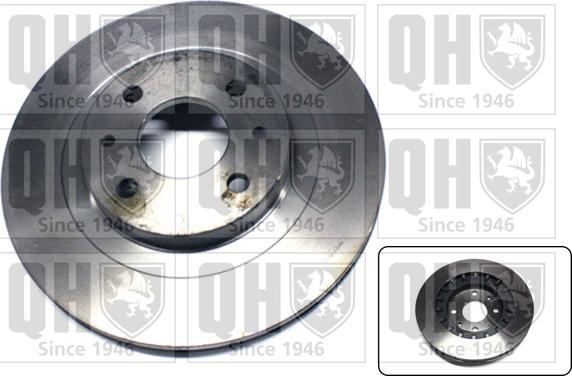 Quinton Hazell BDC5384 - Bremžu diski autodraugiem.lv