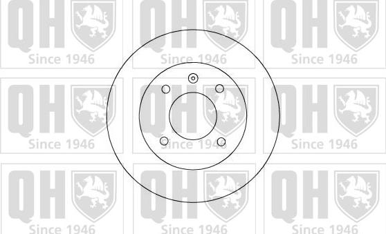 Quinton Hazell BDC1002 - Bremžu diski autodraugiem.lv