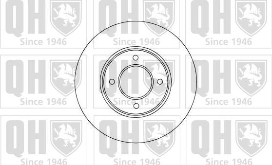 Quinton Hazell BDC1018 - Bremžu diski autodraugiem.lv