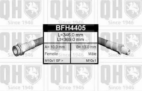 Quinton Hazell BFH4405 - Bremžu šļūtene autodraugiem.lv