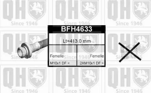 Quinton Hazell BFH4633 - Bremžu šļūtene autodraugiem.lv