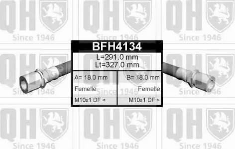 Quinton Hazell BFH4134 - Bremžu šļūtene autodraugiem.lv