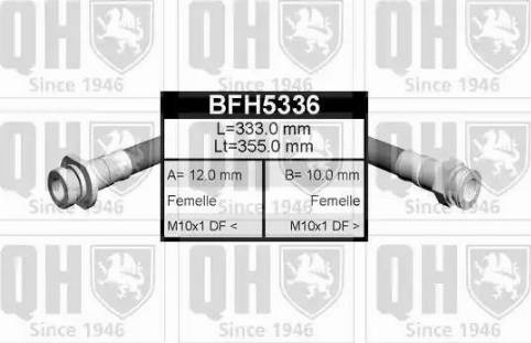 Quinton Hazell BFH5336 - Bremžu šļūtene autodraugiem.lv