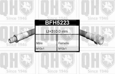 Quinton Hazell BFH5223 - Bremžu šļūtene autodraugiem.lv