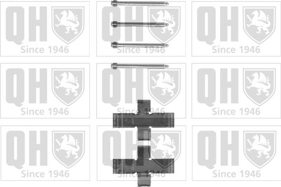 Quinton Hazell BFK652 - Piederumu komplekts, Disku bremžu uzlikas autodraugiem.lv