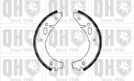 Quinton Hazell BS597 - Bremžu loku komplekts autodraugiem.lv