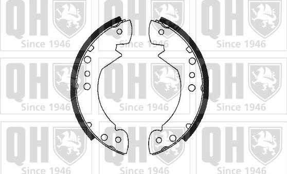 Quinton Hazell BS540 - Bremžu loku komplekts autodraugiem.lv