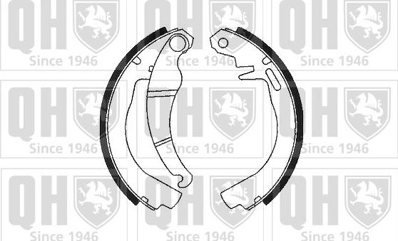 Quinton Hazell BS559 - Bremžu loku komplekts autodraugiem.lv