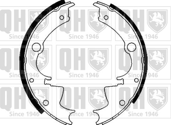 Quinton Hazell BS535 - Bremžu loku komplekts autodraugiem.lv