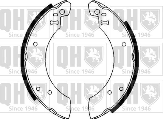 Quinton Hazell BS606 - Bremžu loku komplekts autodraugiem.lv