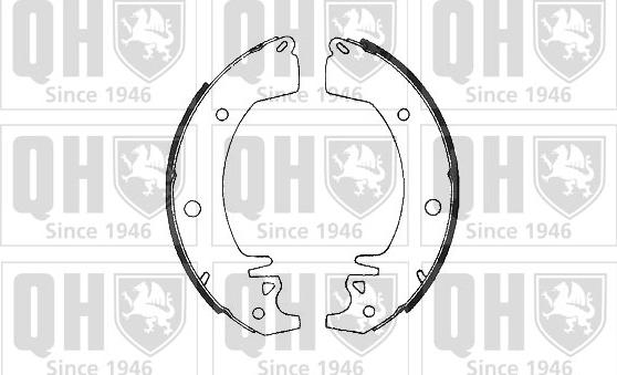 Quinton Hazell BS676 - Bremžu loku komplekts autodraugiem.lv