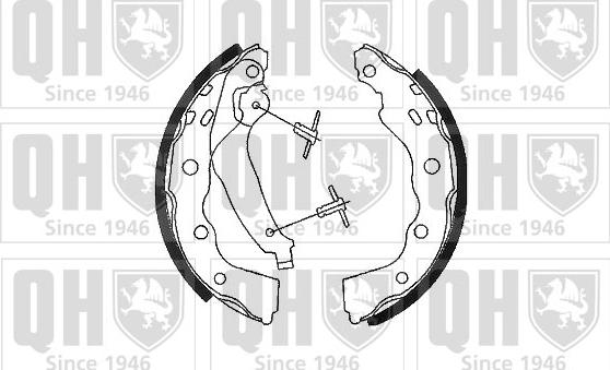 Quinton Hazell BS1084 - Bremžu loku komplekts autodraugiem.lv