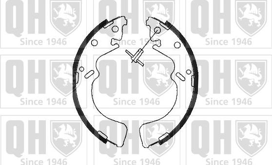 Quinton Hazell BS1039 - Bremžu loku komplekts autodraugiem.lv